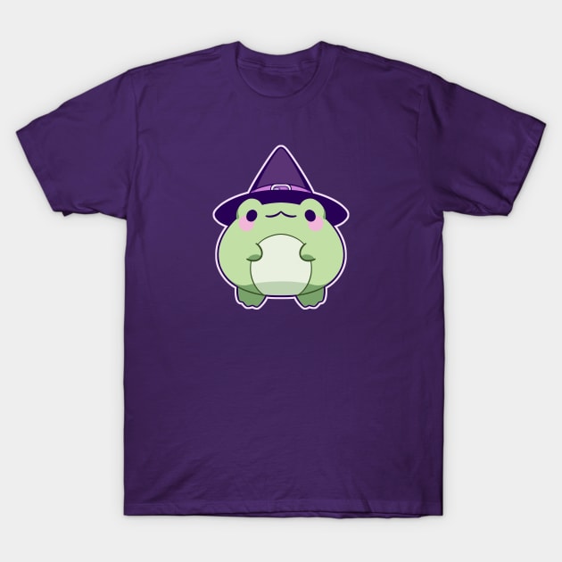 Little Frog Witch | Halloween T-Shirt by KiiroiKat